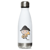 Da Oid Sinzer Musikinstrumente Edelstahl Thermoflasche 350ml Weiss Silber Kreuzspitze Front